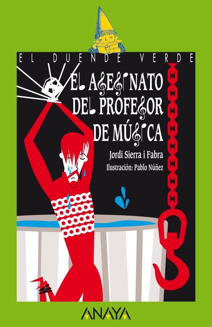 Portada de El asesinato del profesor de música (LITERATURA INFANTIL - El Duende Verde)