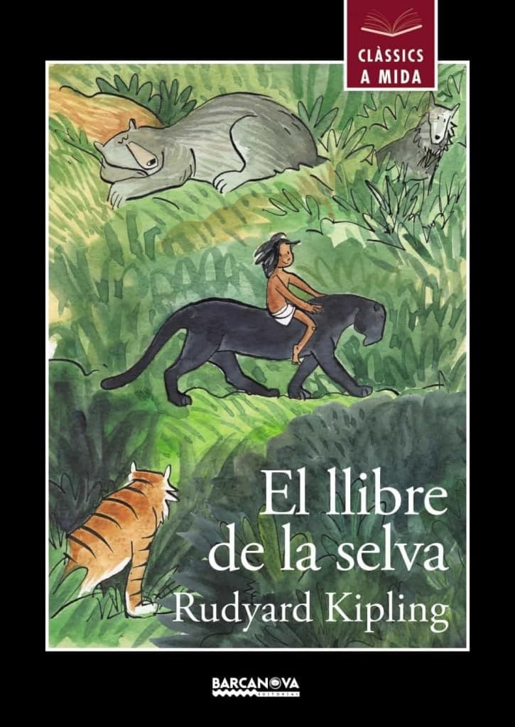 Portada de El llibre de la selva (Llibres infantils i juvenils - Clàssics a mida)