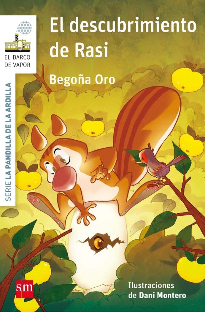 Portada de La pandilla de la ardilla 6. El descubrimiento de Rasi (El Barco de Vapor Blanca)