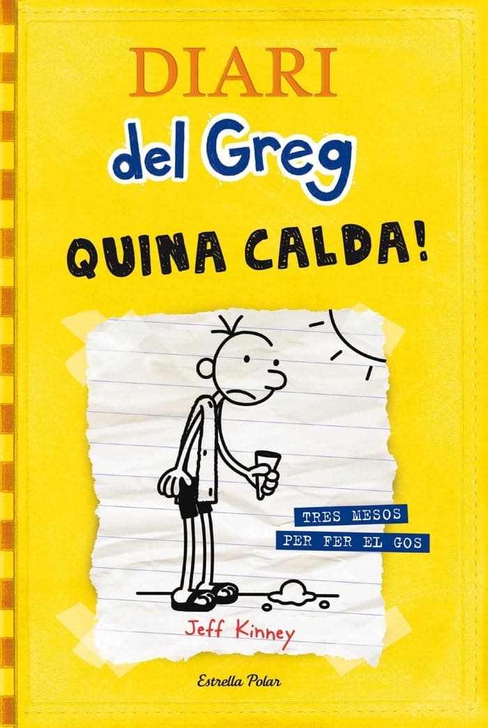 Portada de Diari del Greg 4. Quina calda!: Tres mesos per fer el gos