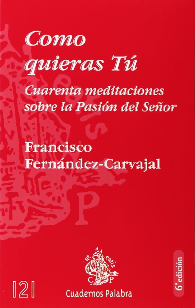 Portada de Como quieras Tú: Cuarenta meditaciones sobre la Pasión del Señor (Cuadernos Palabra)