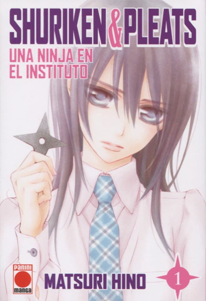 Portada de Shuriken & Pleats 1. Una Ninja En El Instituto