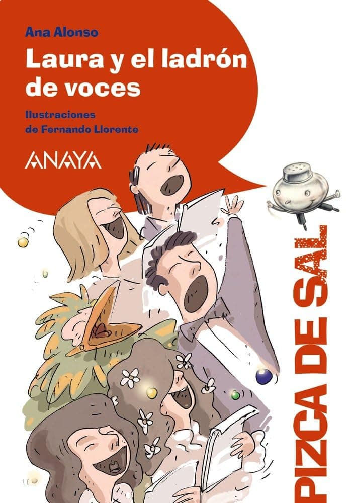 Portada de Laura y el ladrón de voces (LITERATURA INFANTIL - Pizca de Sal)