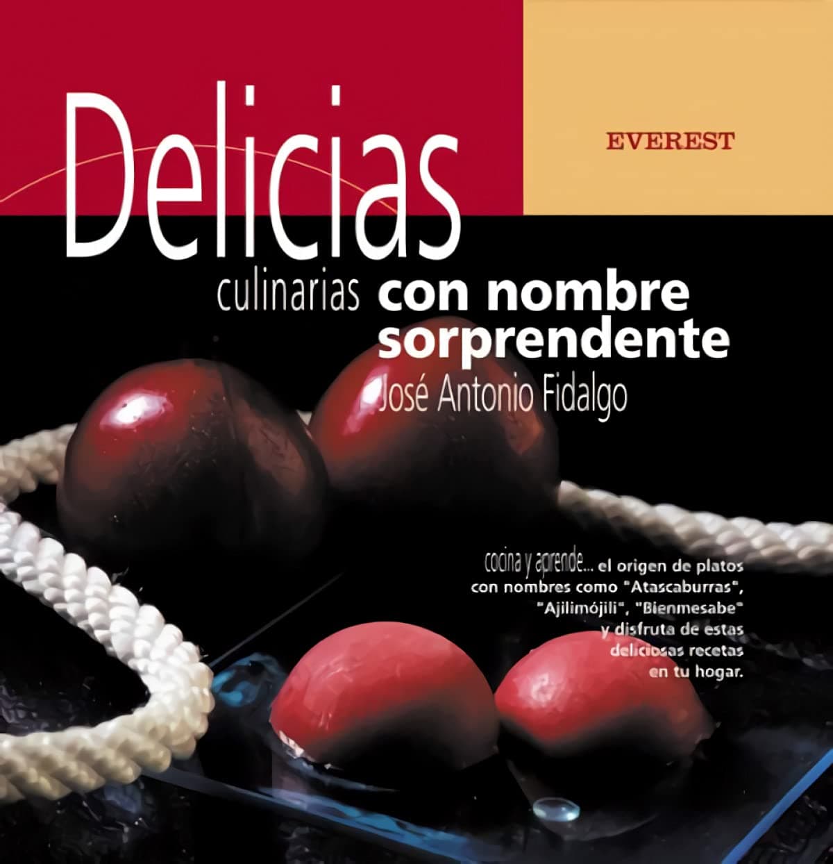 Portada de Delicias culinarias con nombre sorprendente (Cocina y aprende)