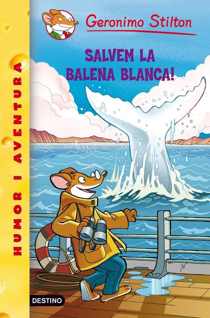 Portada de 40- Salvem la balena blanca! (GERONIMO STILTON. ELS GROCS)