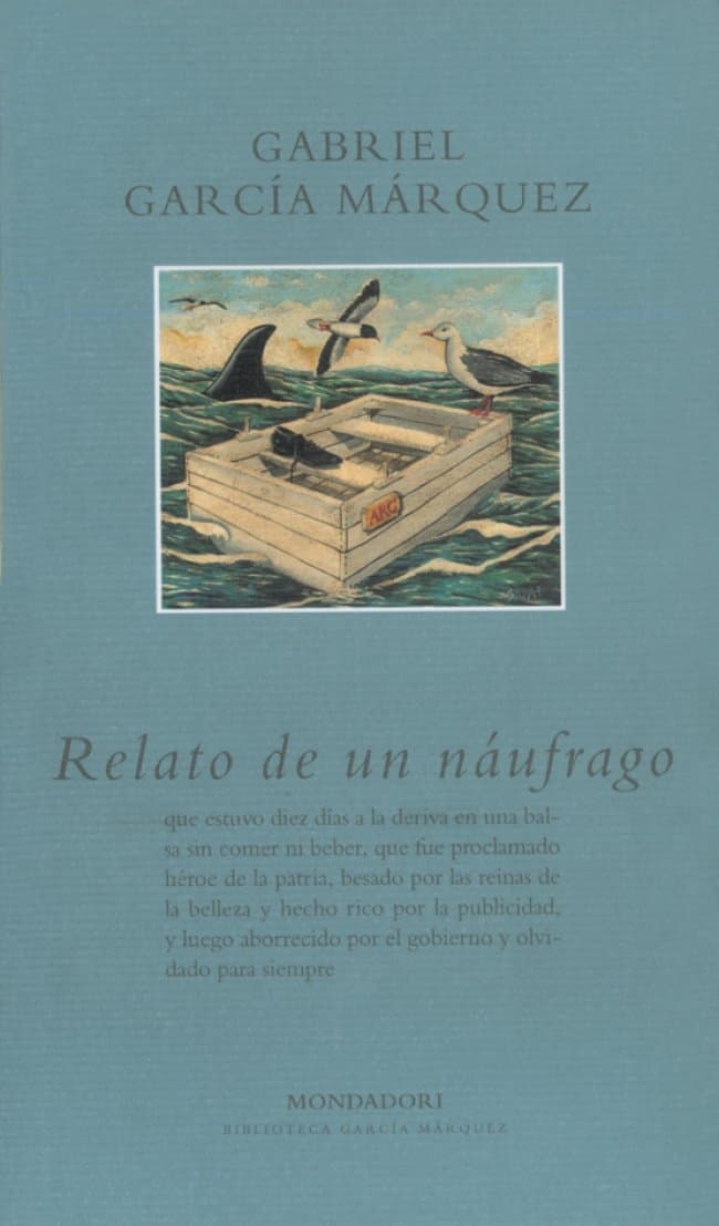 Portada de Relato de un náufrago (BIBLIOTECA GARCIA MARQUEZ)