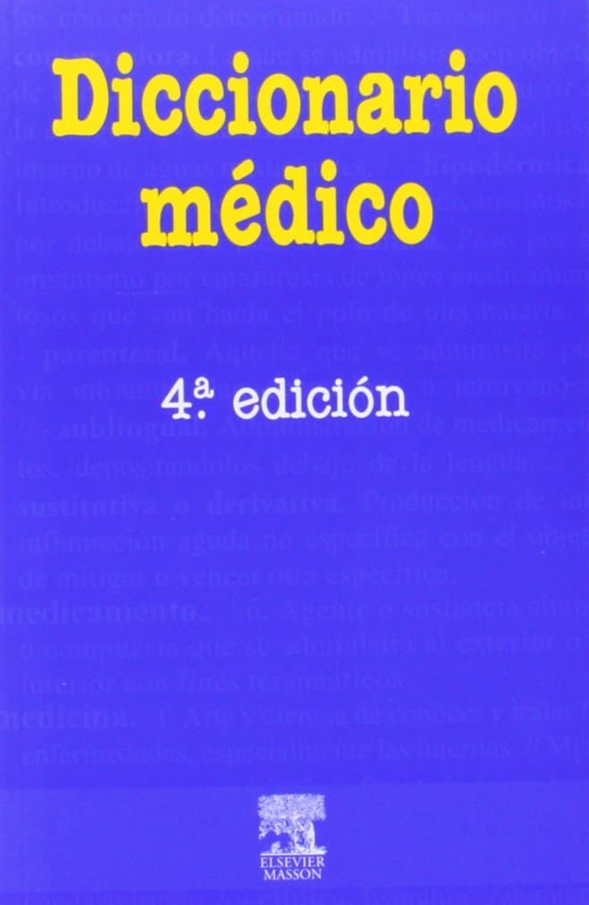 Portada de Diccionario médico