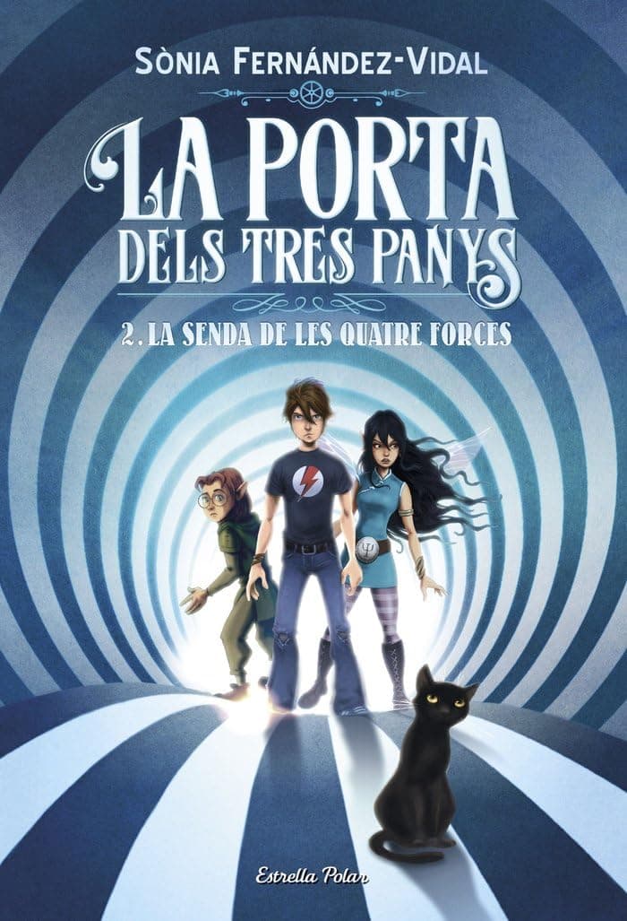 Portada de La porta dels tres panys 2. La senda de les quatre forces (L' illa del temps)