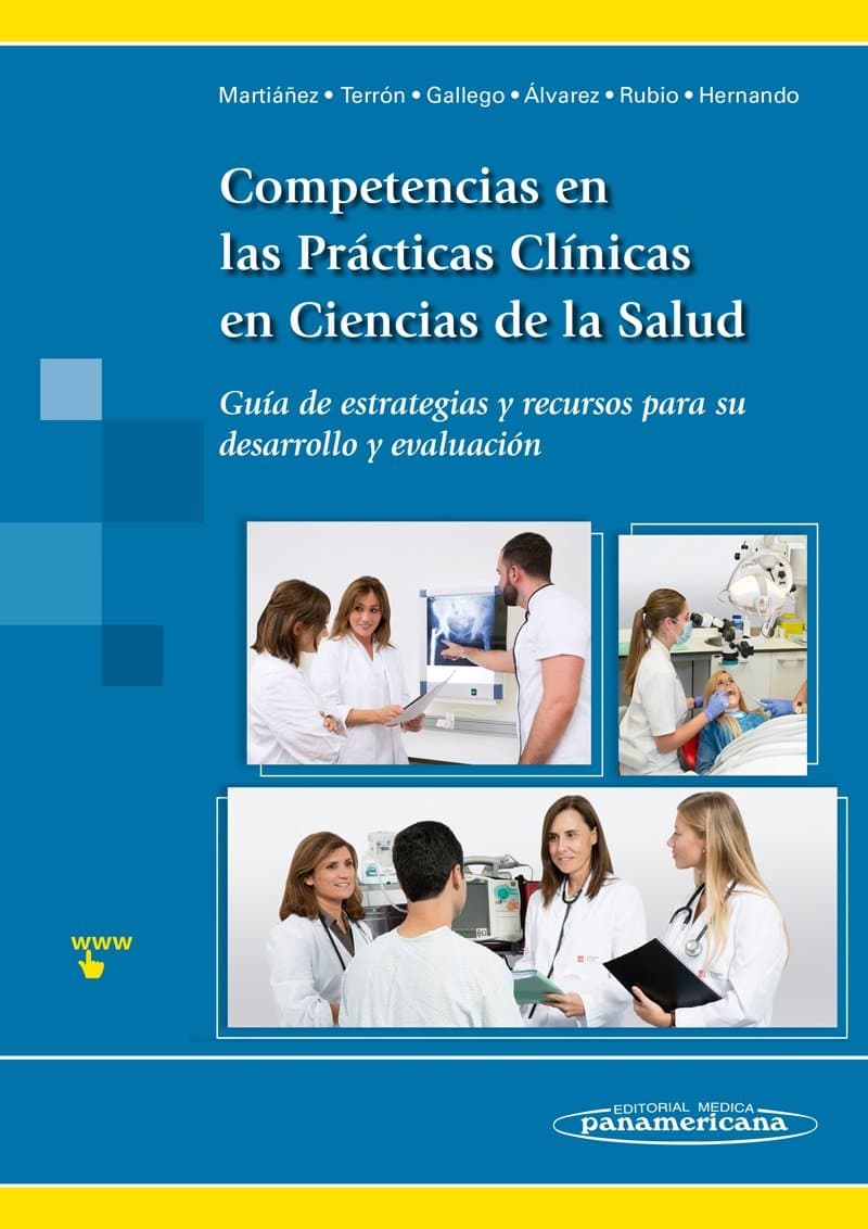 Portada de Competencias en las Prácticas Clínicas en Ciencias de la Salud. Guía de estrategias y recursos para su desarrollo y evaluación
