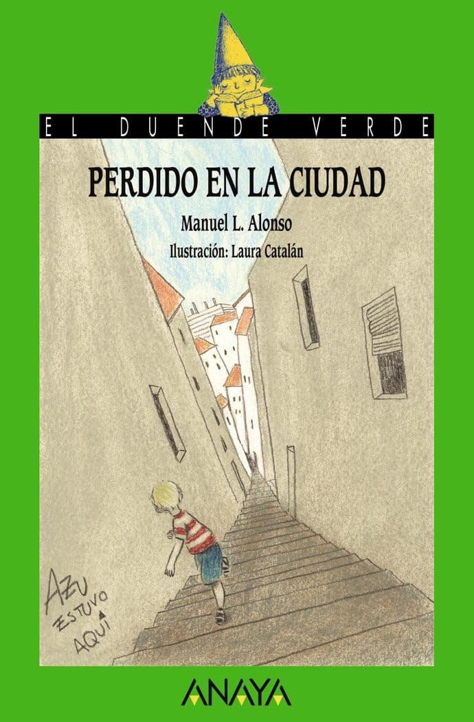Portada de Perdido en la ciudad (LITERATURA INFANTIL - El Duende Verde)