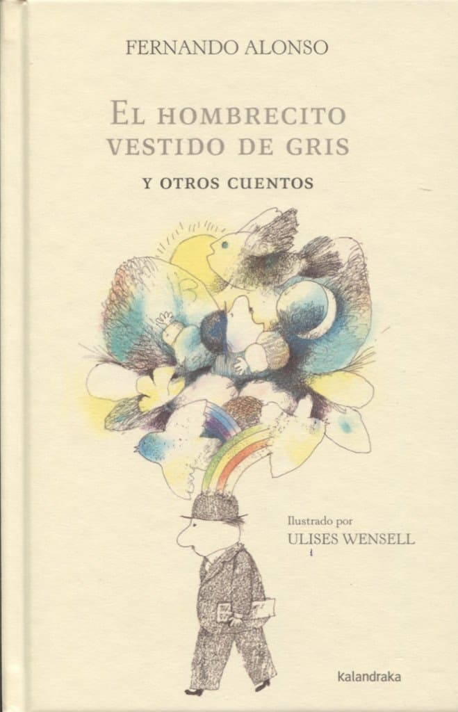 Portada de El hombrecito vestido de gris y otros cuentos (Sieteleguas)