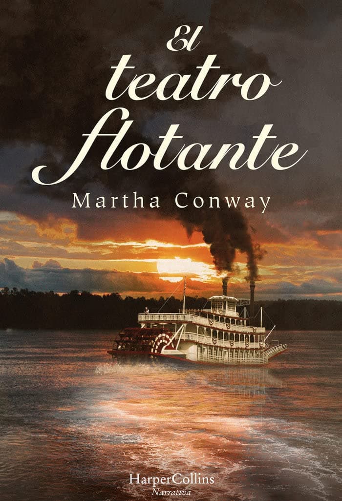 Portada de El teatro flotante (The Floating Theater - Spanish Edition) (HARPERCOLLINS)