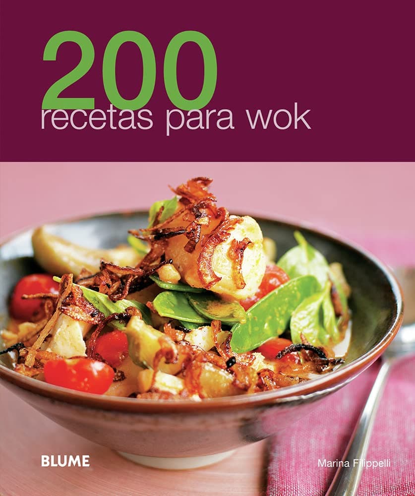 Portada de 200 Recetas para Wok