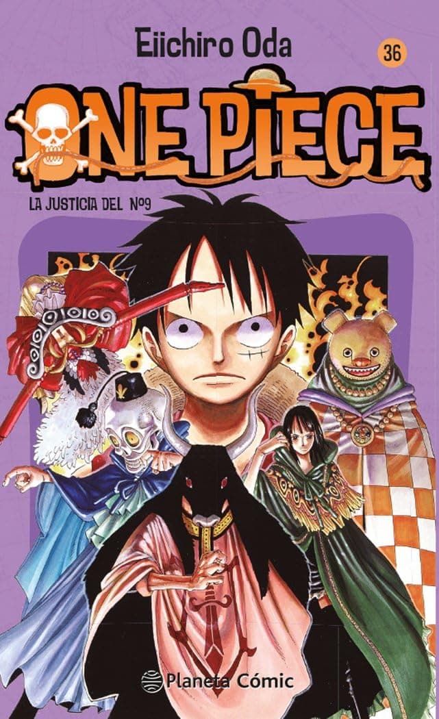 Portada de One Piece nº 036: La justicia del 9: 36 (Manga Shonen)