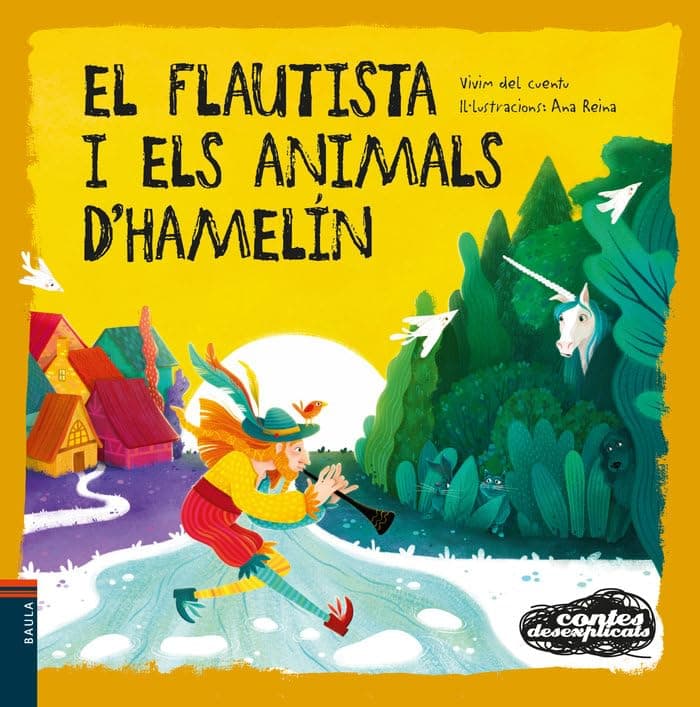 Portada de El flautista i els animals d'Hamelín: 23 (Contes Desexplicats)