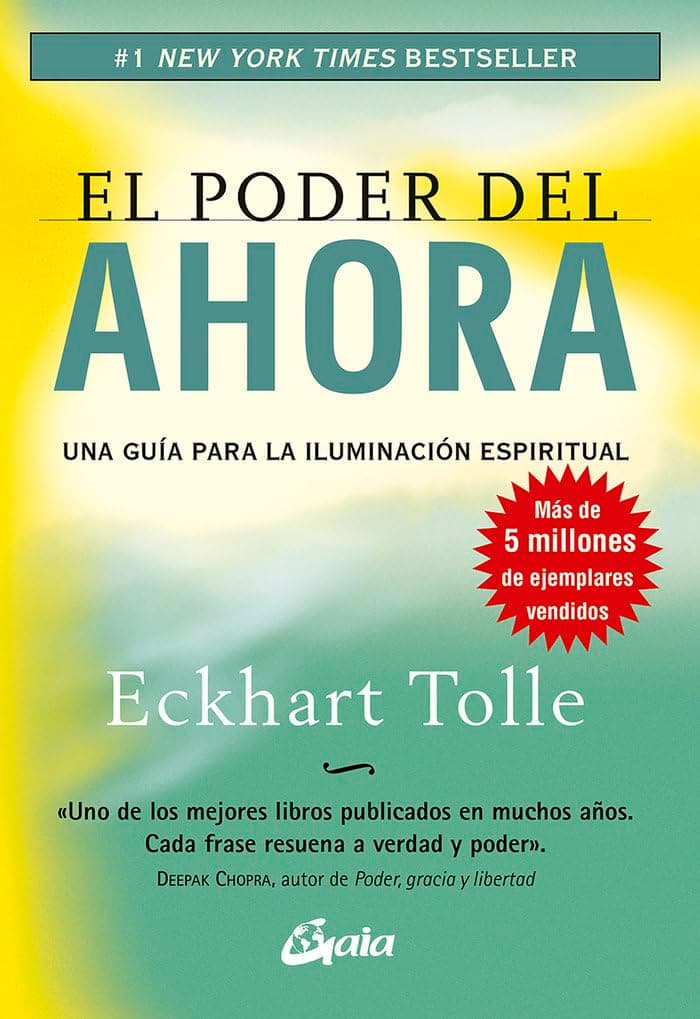 Portada de El Poder Del Ahora Una Guía Para La Iluminación Espiritual - Español