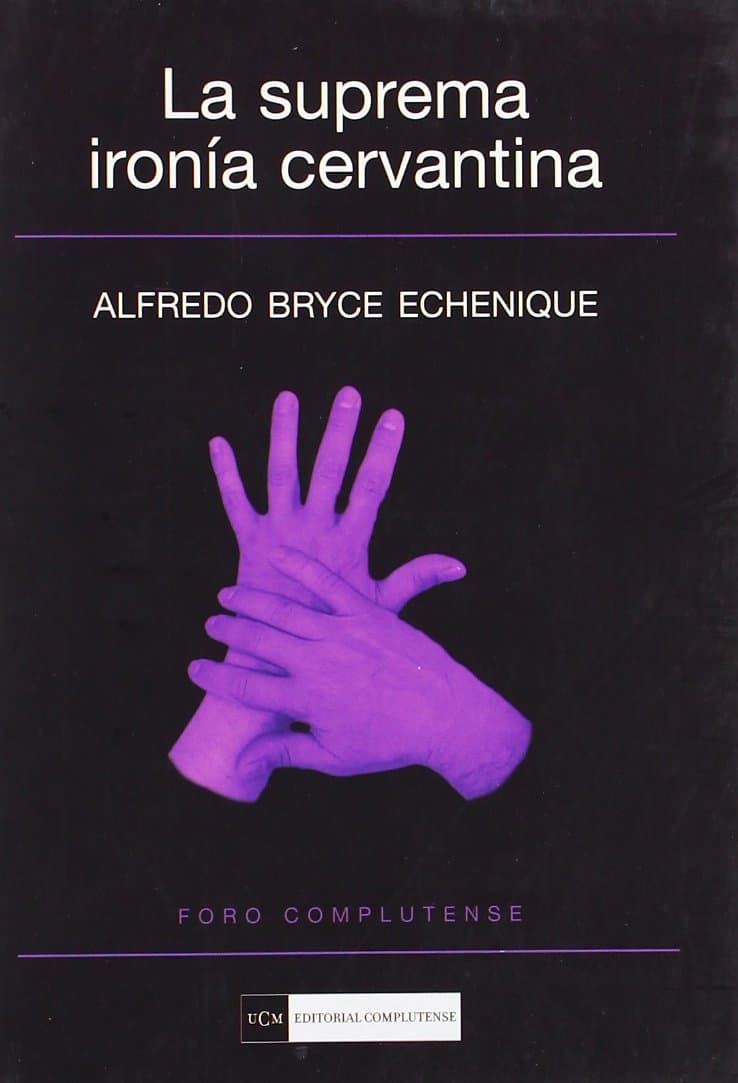 Portada de La suprema ironía cervantina (Foro Complutense)