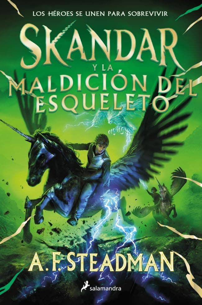 Portada de Skandar y la maldición del esqueleto (Skandar 4) (Colección Salamandra Juvenil)