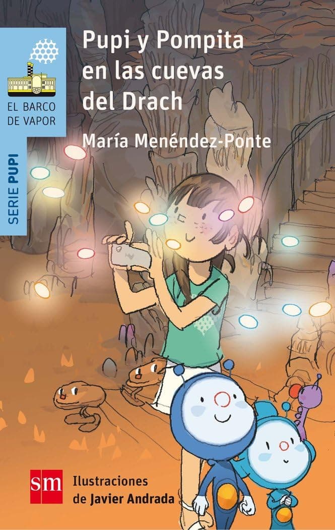 Portada de Pupi y Pompita en las cuevas del Drach (El Barco de Vapor Azul)