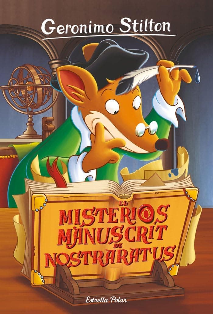Portada de El misteriós manuscrit de Nostraratus: 3 (GERONIMO STILTON. ELS GROCS)