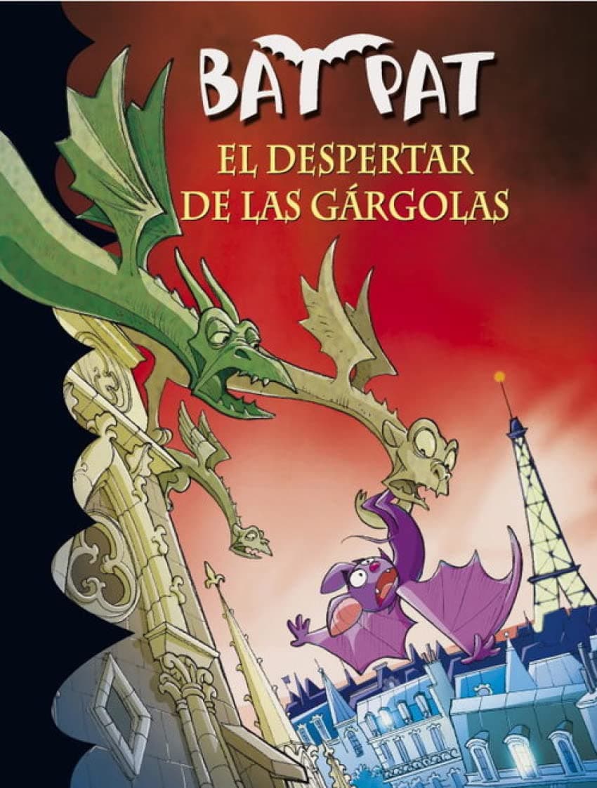 Portada de El despertar de las gárgolas (Serie Bat Pat 23)