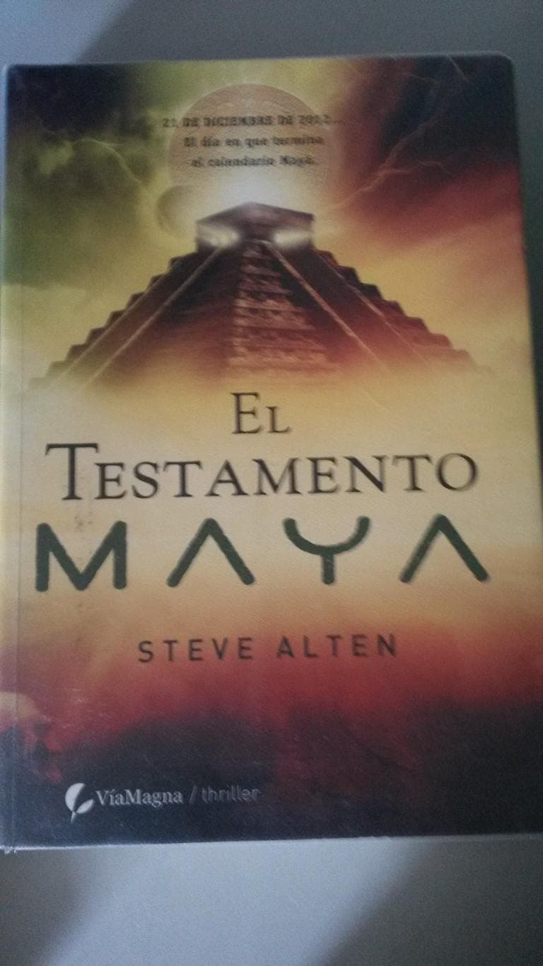 Portada de El testamento Maya / Domain (Domain Trilogy)