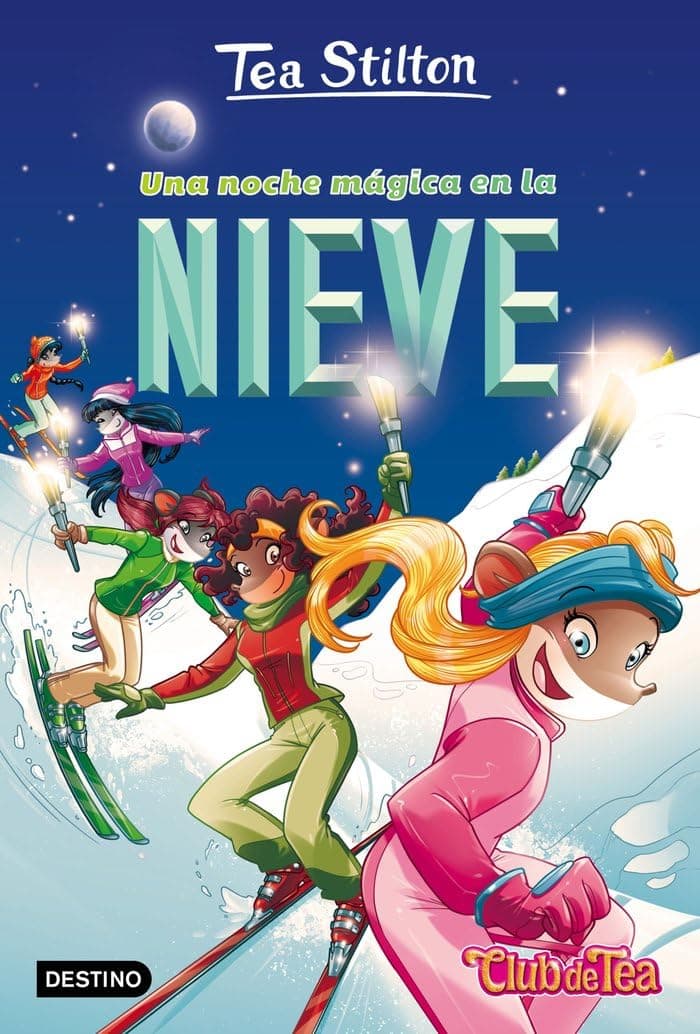 Portada de Una noche mágica en la nieve: Vida en Ratford 26 (Tea Stilton)