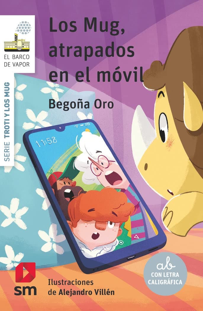 Portada de Los Mug, atrapados en el móvil (El Barco de Vapor Blanca)