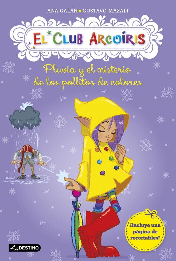 Portada de Pluvia y el misterio de los pollitos de colores: El Club Arcoíris 5