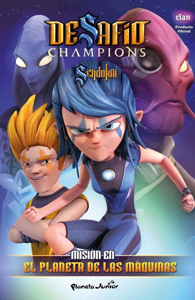 Portada de Desafío Champions Sendokai. Misión en el planeta de las máquinas: Narrativa 3