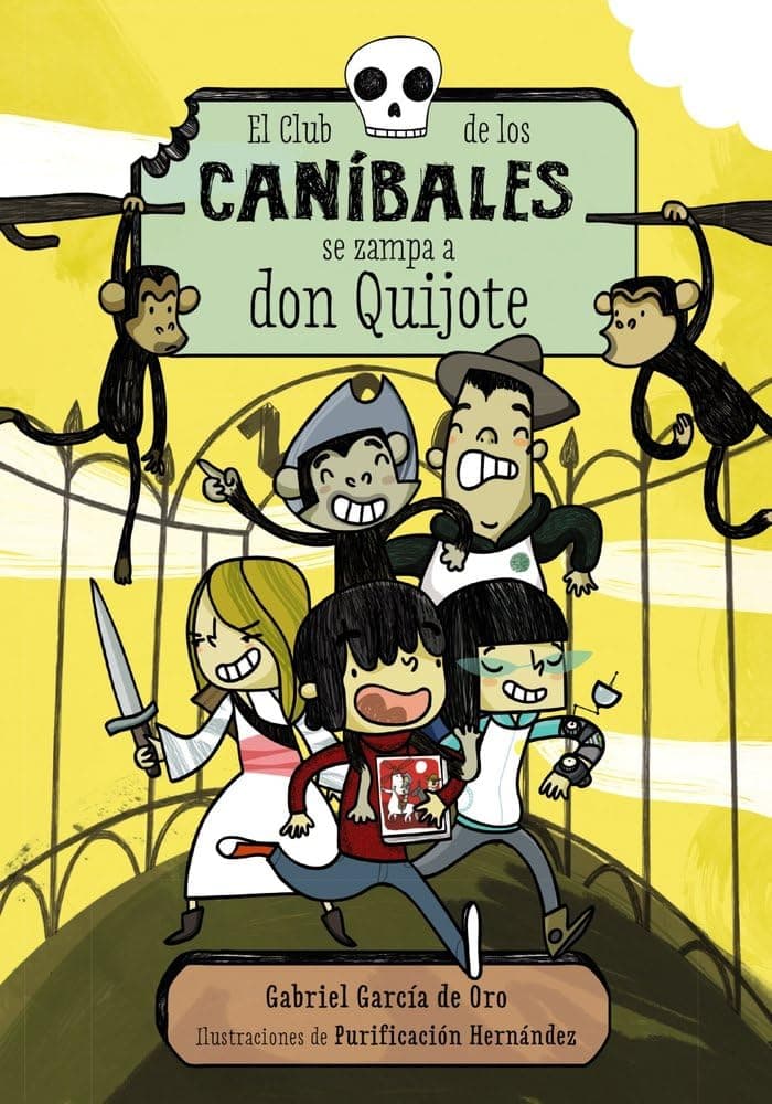 Portada de El Club de los Caníbales se zampa a don Quijote: El Club de los Caníbales, 1 (LITERATURA INFANTIL - Narrativa infantil)