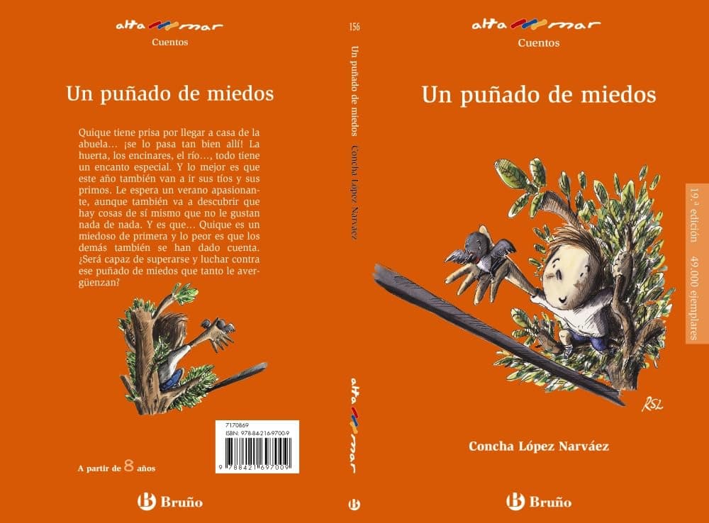 Portada de Un puñado de miedos (Castellano - A PARTIR DE 8 AÑOS - ALTAMAR)
