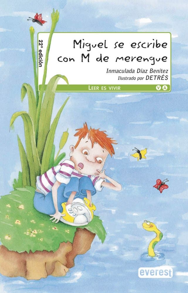 Portada de Miguel se escribe con ''M'' de merengue (Leer es vivir)