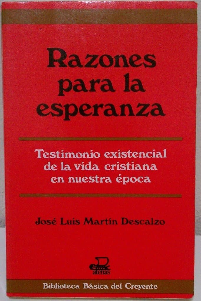 Portada de Razones para la Esperanza : testimonio existencial de la vida Cristian