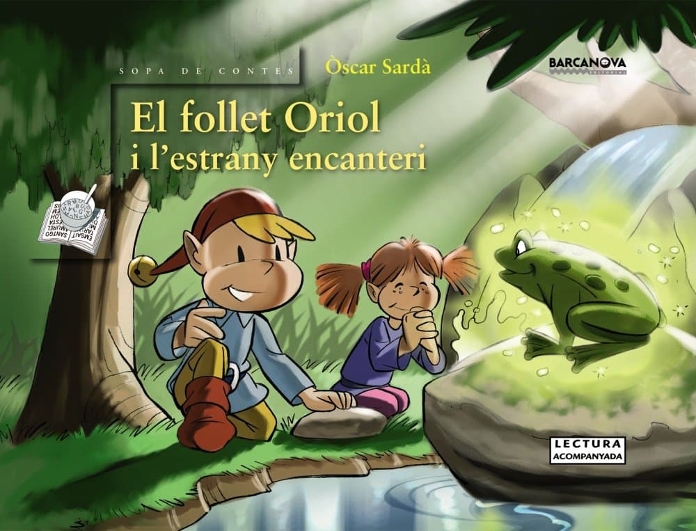 Portada de El follet Oriol i l'estrany encanteri (Llibres infantils i juvenils - Sopa de contes - El follet Oriol)