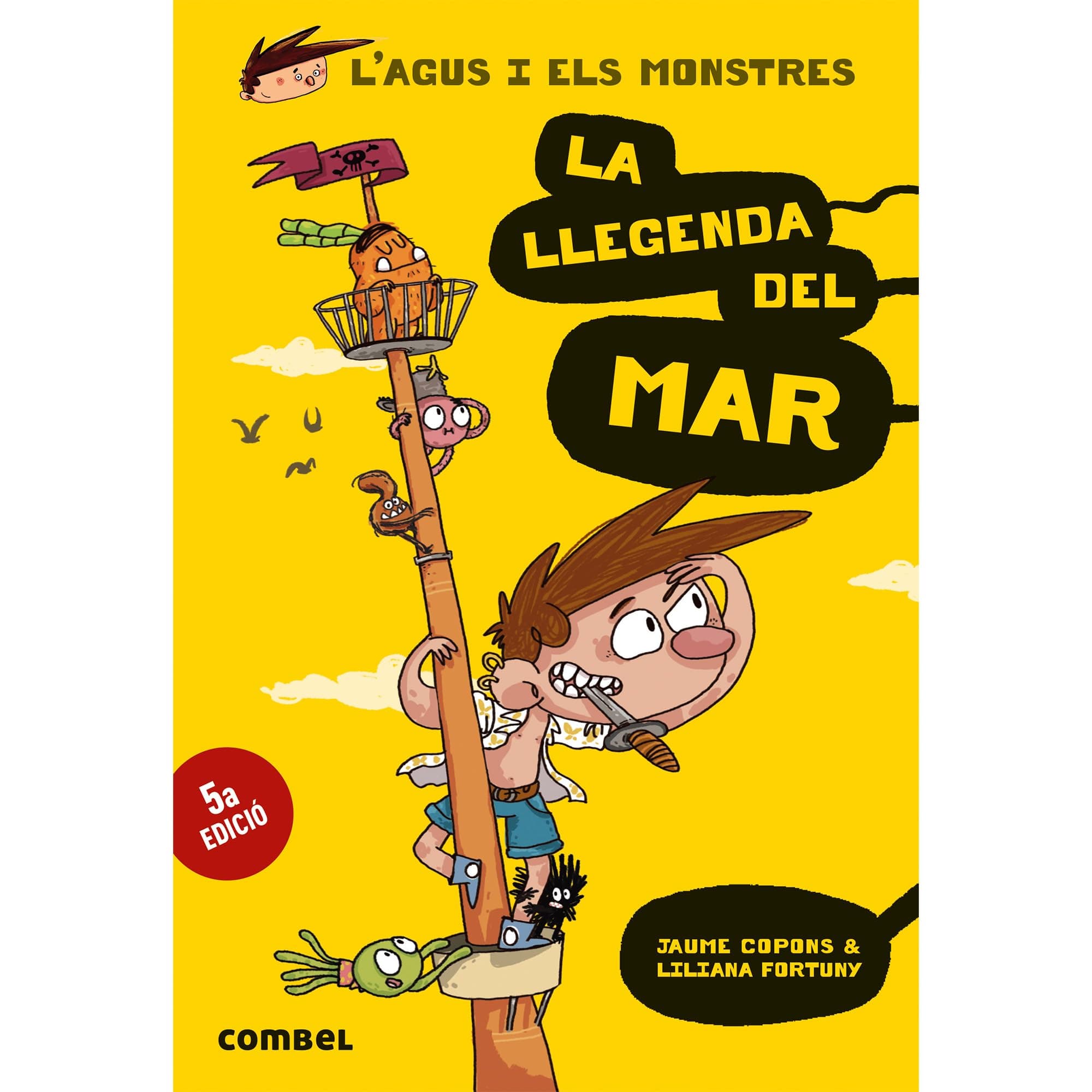 Portada de La llegenda del mar: 5 (L'Agus i els monstres)