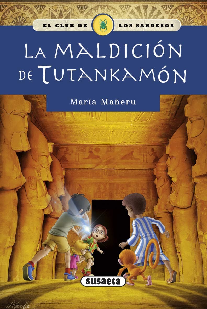 Portada de Susaeta - La maldición de Tutankamón (El club de los sabuesos)