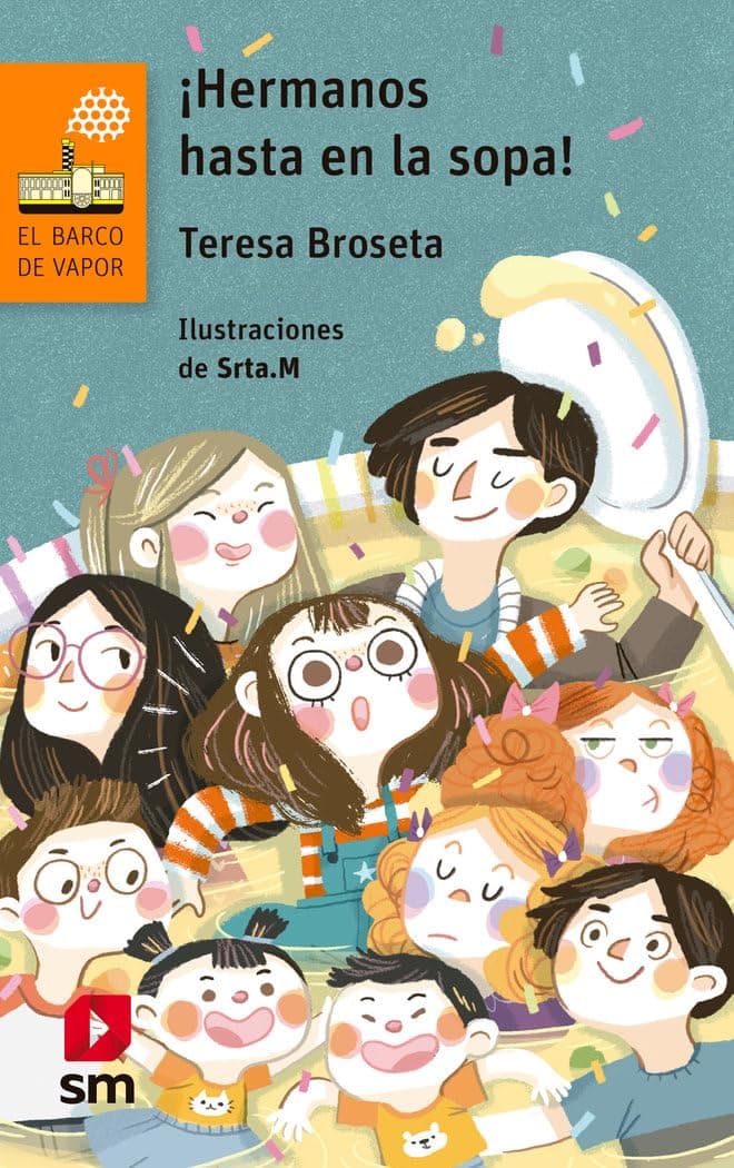 Portada de ¡Hermanos hasta en la sopa!: 158 (El Barco de Vapor Naranja)