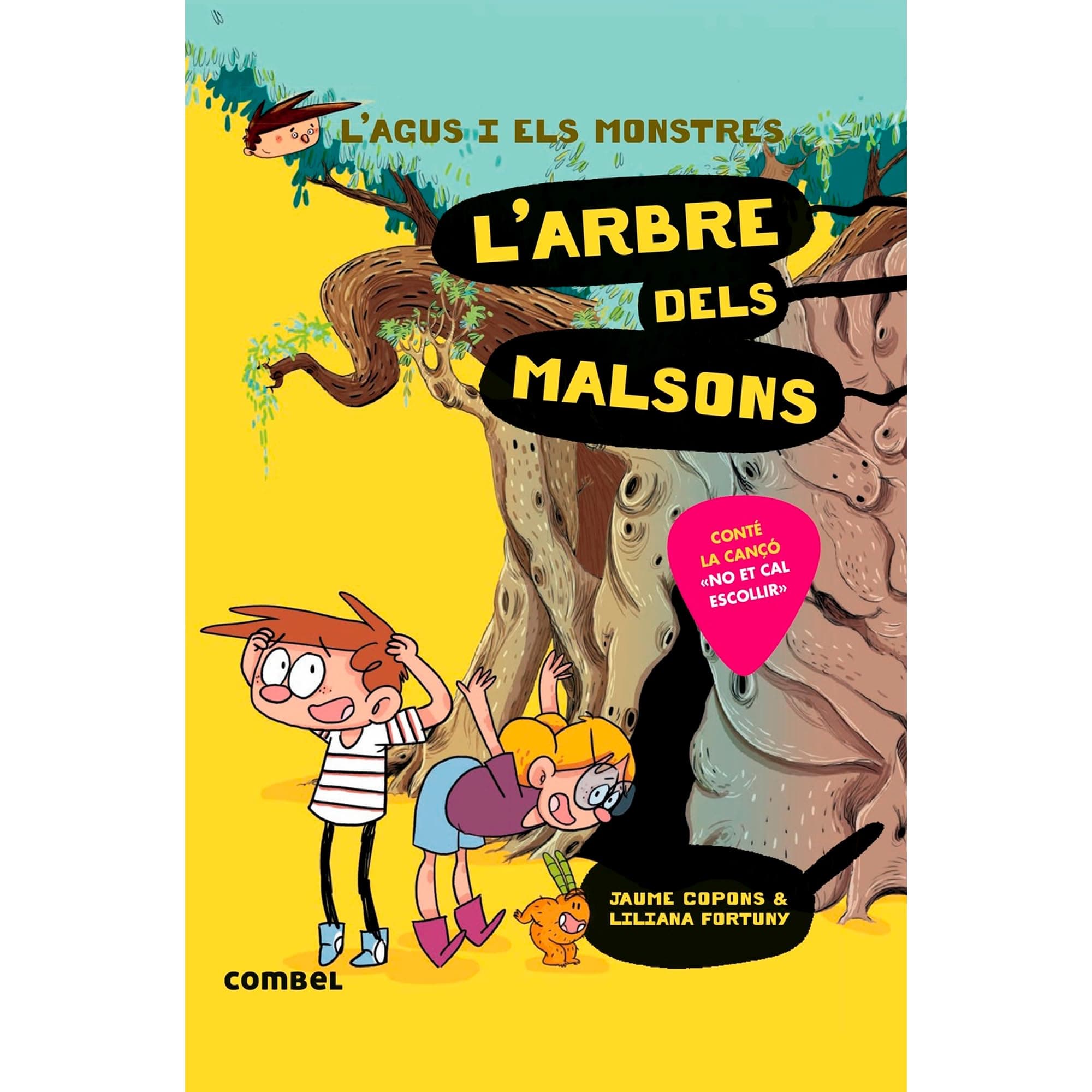 Portada de L’Arbre dels maisons (L'Agus i els Monstres 11) - Novel·la Gràfica Infantil 8 Anys