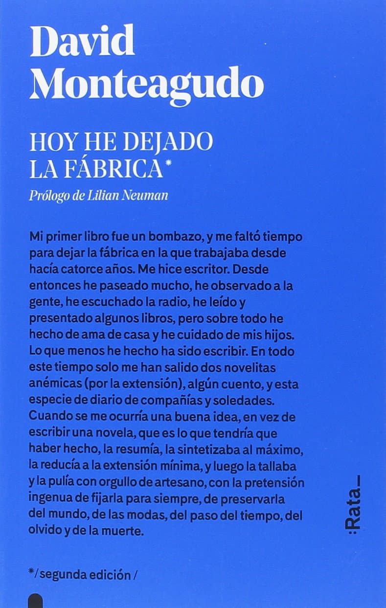 Portada de Hoy he dejado la fábrica: 20 (rata/5)