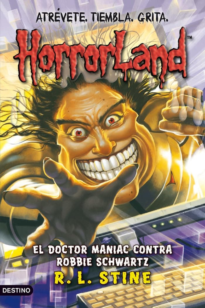 Portada de El doctor Maniac contra Robbie Schwartz: Horrorland 5
