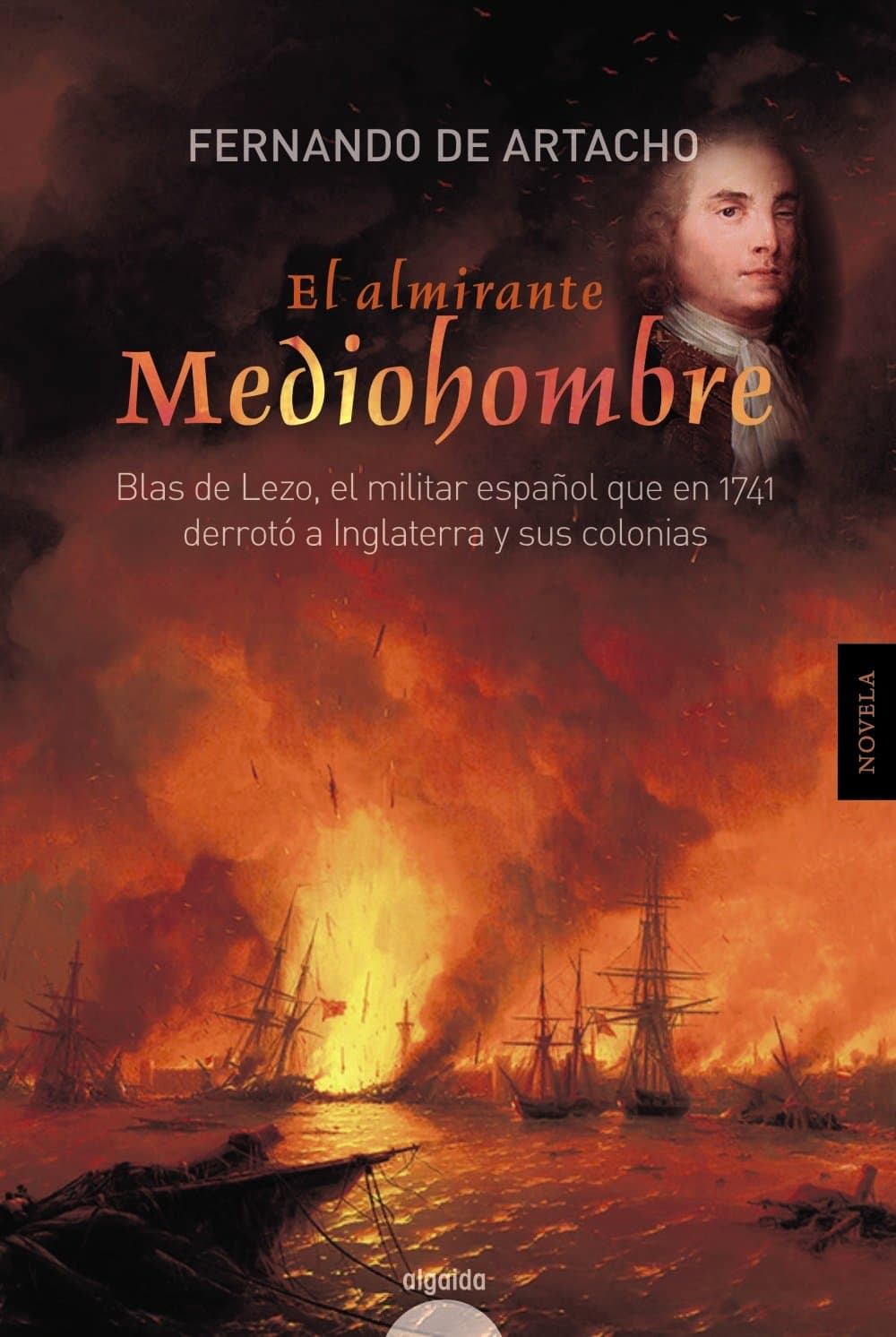 Portada de El almirante Mediohombre (ALGAIDA LITERARIA - ALGAIDA HISTÓRICA)