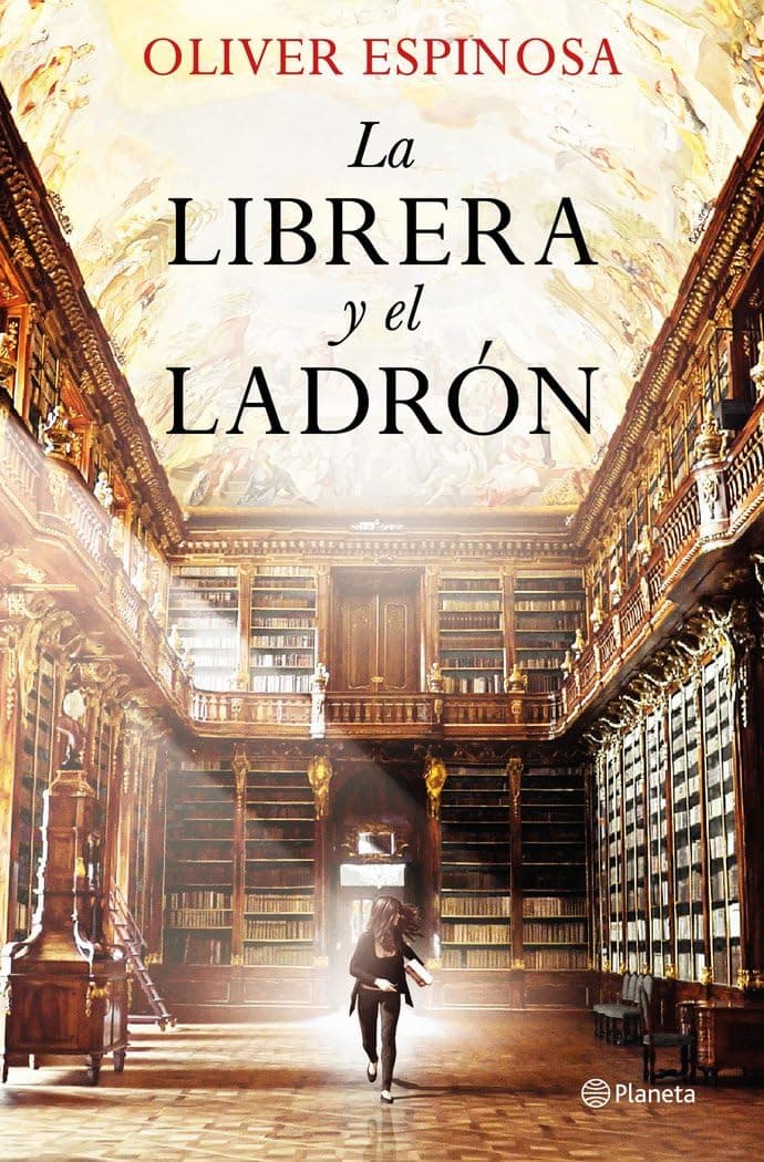 Portada de La librera y el ladrón (Autores Españoles e Iberoamericanos)