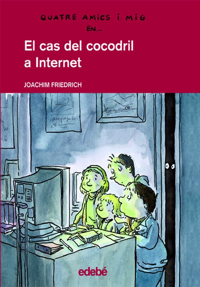 Portada de Quatre amics i mig en... El cas del cocodril a Internet: 4