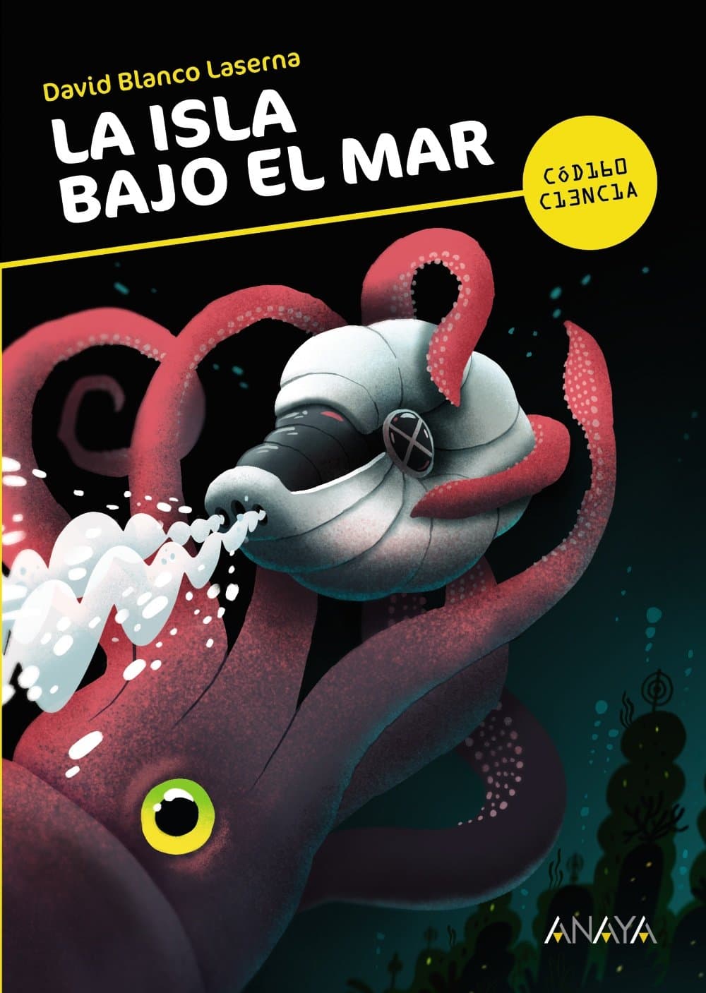 Portada de La isla bajo el mar (LITERATURA JUVENIL - Código Ciencia)