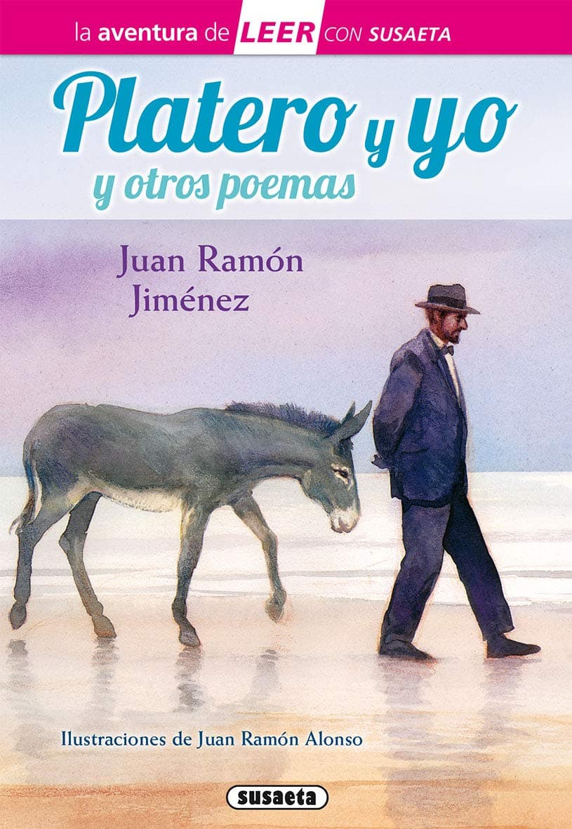 Portada de Platero y yo y poemas de Juan Ramón Jiménez (La aventura de LEER con Susaeta - nivel 3)