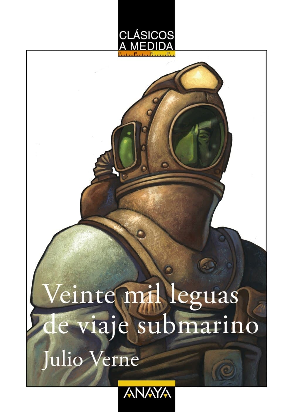 Portada de Veinte mil leguas de viaje submarino (CLÁSICOS - Clásicos a Medida)