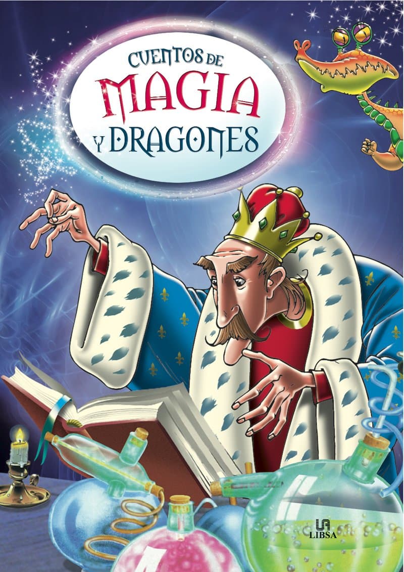 Portada de Cuentos de Magia y Dragones: 1 (Cuentos de Fantasía)