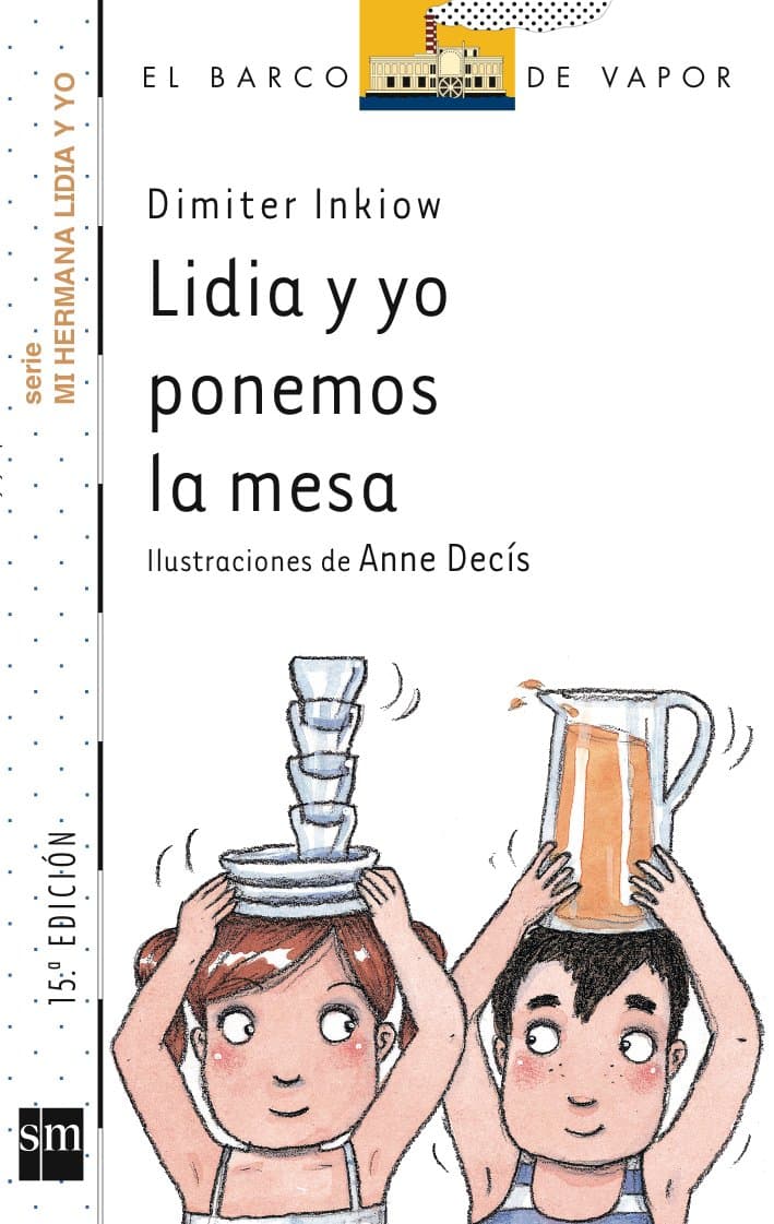 Portada de Lidia y yo ponemos la mesa (El Barco de Vapor Blanca)