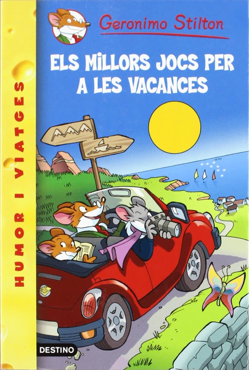 Portada de Els millors jocs per a les vacances (GERONIMO STILTON)